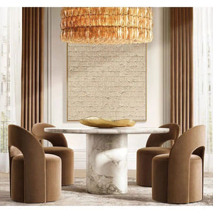 Chiara Clear Glass Round Dining Room Chandelier 62"