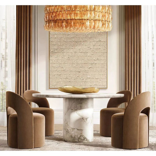 Chiara Clear Glass Round Dining Room Chandelier 62"