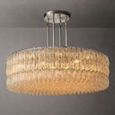Chiara Clear Glass Round Dining Room Chandelier 62"