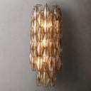 Chiara Smoke Glass Grand Bedroom Wall Sconce
