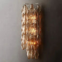 Chiara Smoke Glass Grand Bedroom Wall Sconce