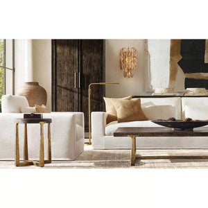 Chiara Smoke Glass Grand Bedroom Wall Sconce