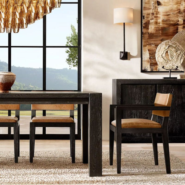 Chiara Smoke Glass Tiered Rectangular Chandelier 74" For Living Room