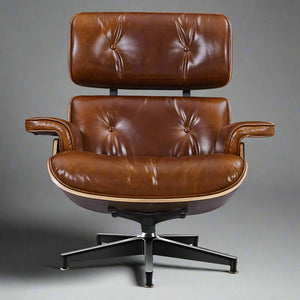 Premium XL Lounge Chair and Ottoman