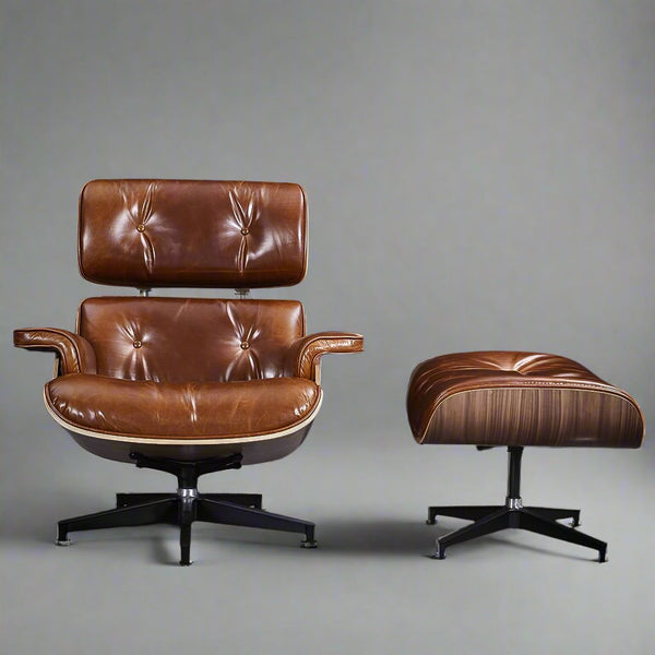 Premium XL Lounge Chair and Ottoman