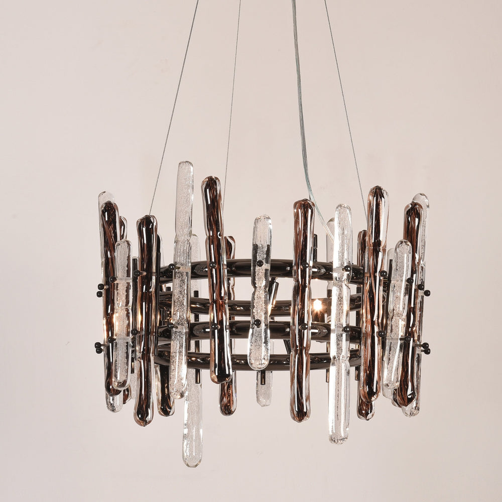 Sancy Round Glass Chandelier