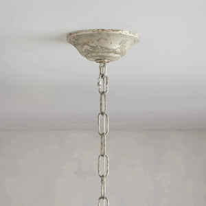 Fiore 8-Light Crystal Floral Round Chandelier with Adjustable Drop