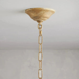 Fiore 8-Light Crystal Floral Round Chandelier with Adjustable Drop