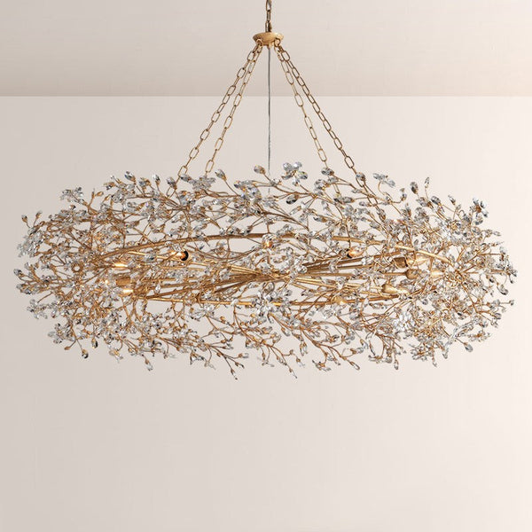 Fiore Crown Crystal Chandelier
