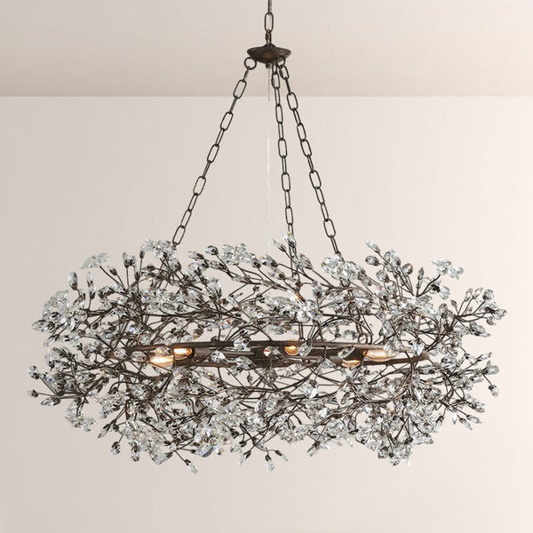 Fiore Crown Crystal Chandelier