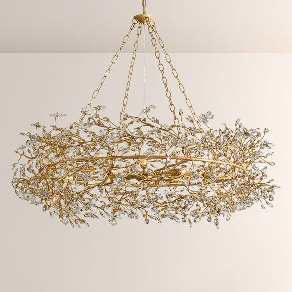 Fiore Crown Crystal Chandelier