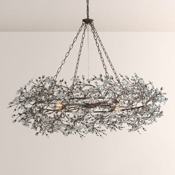 Fiore Crown Crystal Chandelier