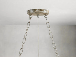 Fiore Crown Crystal Chandelier: Luxurious Floral Iron Design, Multiple Sizes & Finishes