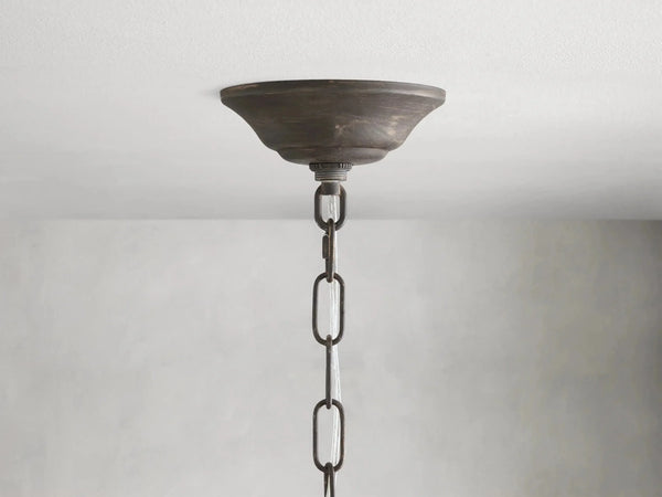 Fiore Crown Crystal Chandelier: Luxurious Floral Iron Design, Multiple Sizes & Finishes