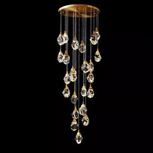 Flash Crystal Staircase Chandelier