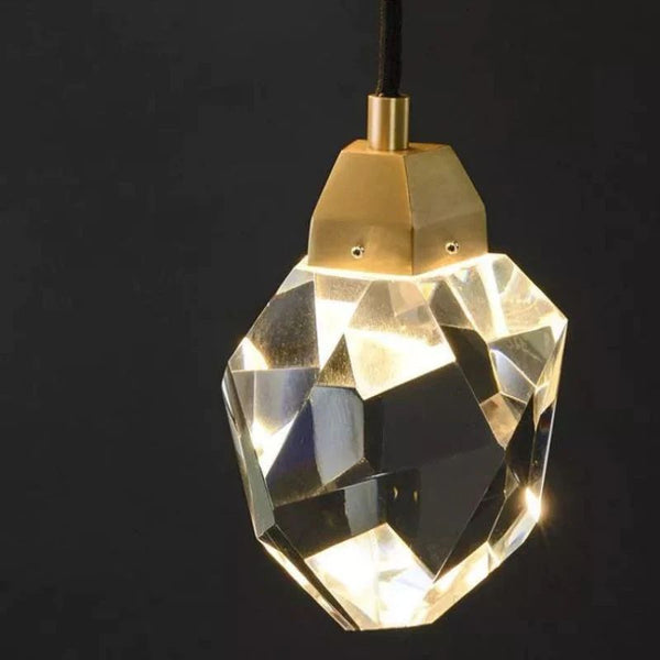 Flash Faceted Crystal Prisms Wall Sconce (Cord)