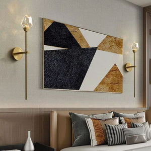 Flash Faceted Crystal Prisms Wall Sconce (Rod)