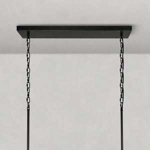 Ghiaccio Oval Curved Glass Chandelier Plated Brass Finish 54 65