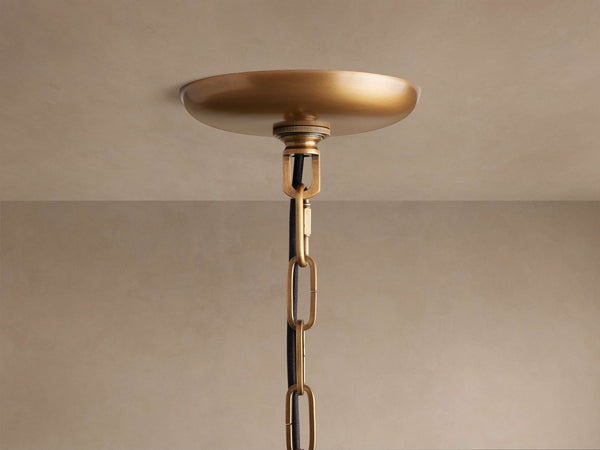 Ghiaccio Textured Glass Pendant Light with Brass or Bronze