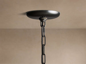 Ghiaccio Textured Glass Pendant Light with Brass or Bronze