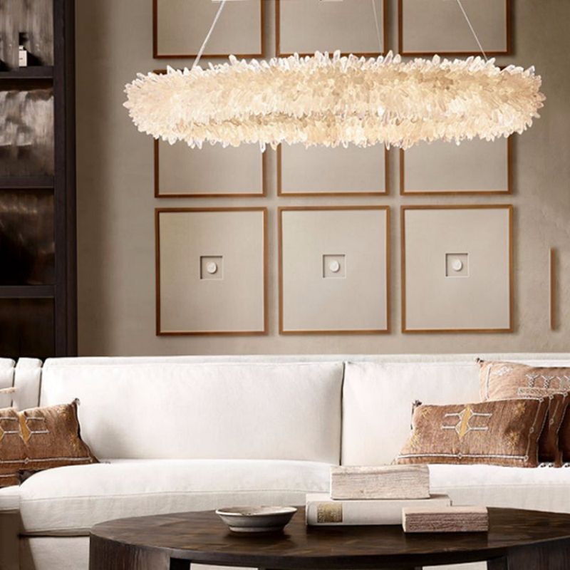 Besy Crystal Halo Chandelier