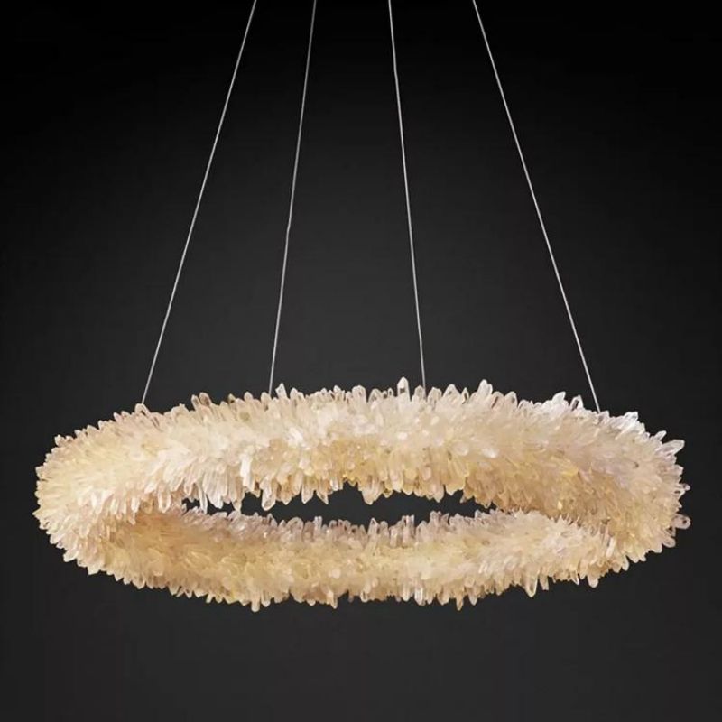 Besy Crystal Halo Chandelier