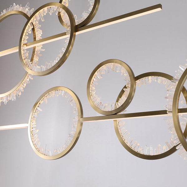 Besy Rock Crystal Gear Chandelier