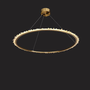 Besy Rock Crystal Ring Chandelier