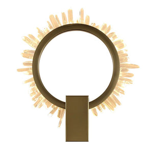Besy Rock Crystal Ring Wall Sconce