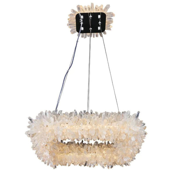 Besy Rock Crystal Square Modern Chandelier