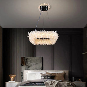 Besy Rock Crystal Square Modern Chandelier