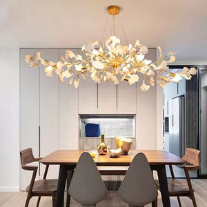 Ginkgo Branch Chandelier