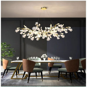 Ginkgo Branch Chandelier