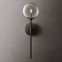 Glass Globe Bedroom Sconce