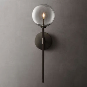 Glass Globe Bedroom Sconce