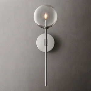 Glass Globe Bedroom Sconce