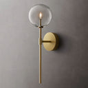 Glass Globe Bedroom Sconce