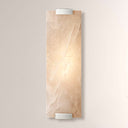 Hand-Carved Alabaster Grand Sconce