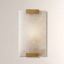 Hand-Carved Alabaster Sconce