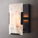 Harlou Alabaster Short Bedroom Wall Sconce