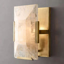 Harlou Alabaster Short Bedroom Wall Sconce