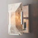 Harlou Alabaster Short Bedroom Wall Sconce