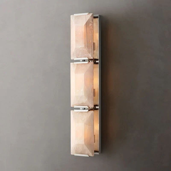 Harlou Alabaster Triple Bedroom Sconce