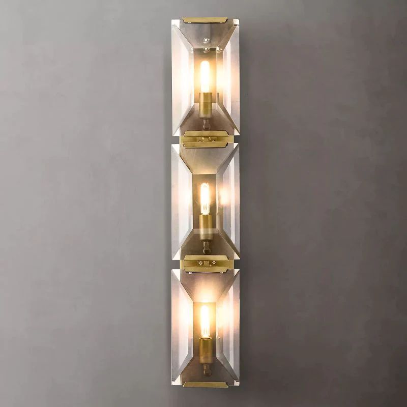 Harlou Crystal Triple Wall Sconce