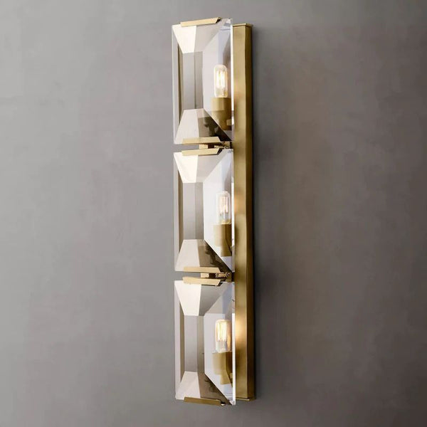 Harlou Crystal Triple Wall Sconce