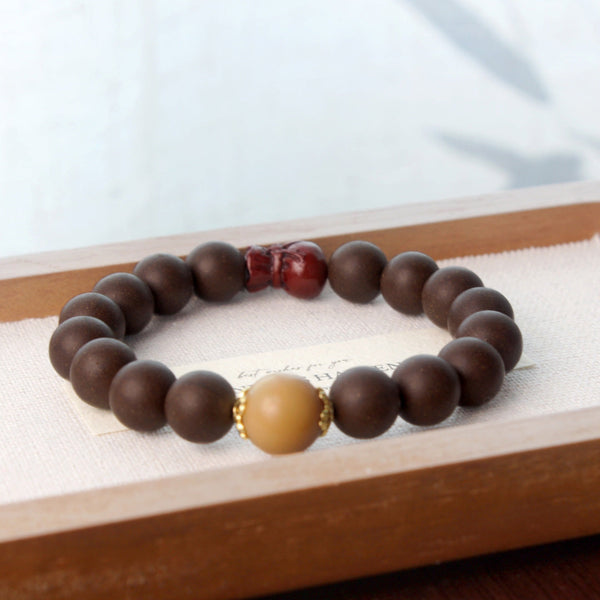 Coffee Agate Healing Energy Herbal Bracelet
