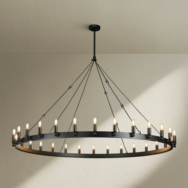 Camine Vintage Round Chandelier