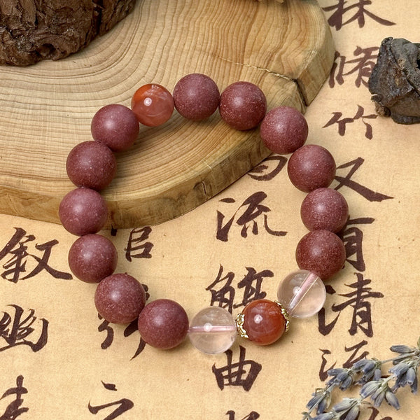Love & Clarity Bracelet Rose Aromatherapy Healing Energy Bracelet
