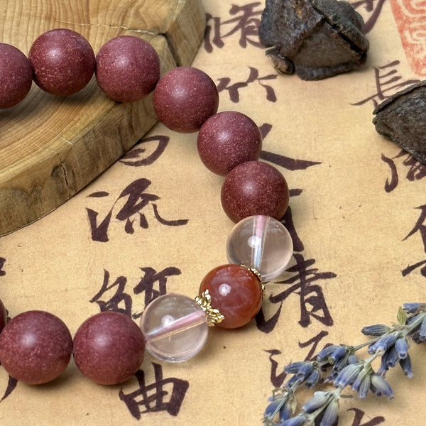 Love & Clarity Bracelet Rose Aromatherapy Healing Energy Bracelet