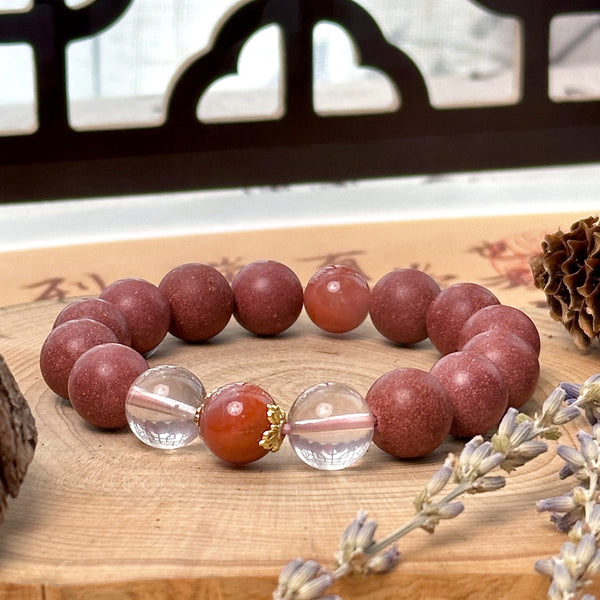 Love & Clarity Bracelet Rose Aromatherapy Healing Energy Bracelet